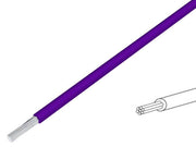 Monteringsledning - 2,5mm² trådet, PVC, Violet (metervare)