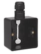 UNDERLAG 1-MODUL, 1X M20, IP55, SORT