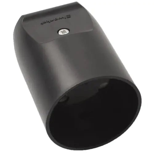 Forlængerled rund m/jord sort