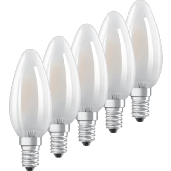 LED BASE KERTE 4W/827 (40W) MAT E14 5P