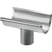 VMZINC tudstykke til limning, halvrund tagrende, 0,7x280/76 mm