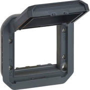 PLEXO 55 IP55 Mosaic adaptor 2 modul antracit, antracit klaplåg