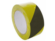 Banemarkeringstape - 50mm x 33M, GUL/SORT