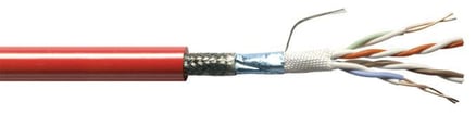 Datakabel SF/UTP FIRETUFF EN 50173:1995