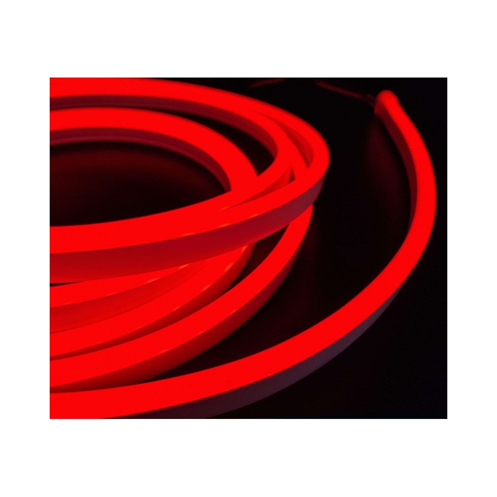 16W/m RGB+WW Neon flex strip - 5 meter, IP65, 72 LED pr. meter, 24V