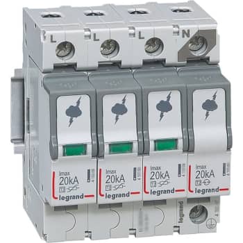 Transientbeskyttelse Type 2 3P+N, TT og TNS, 20kA