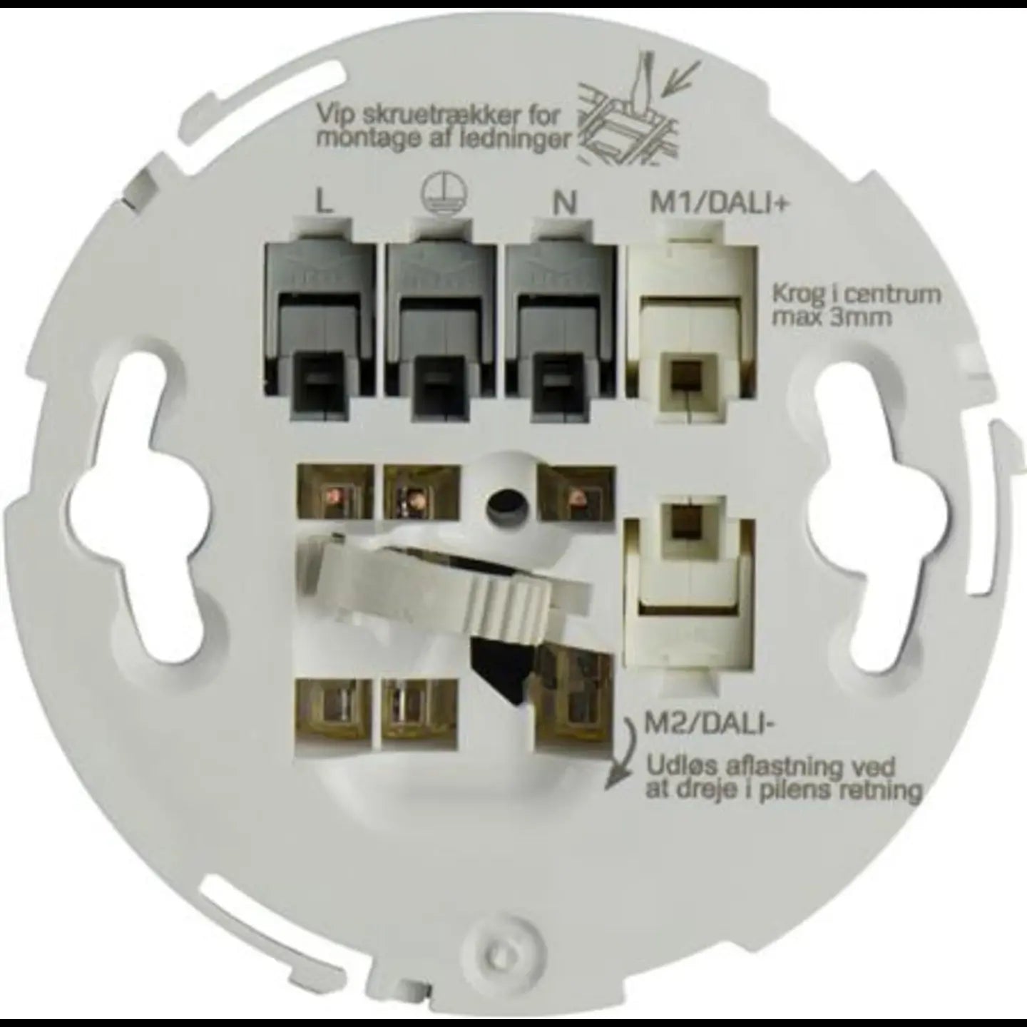 LAMPEUDTAG Ø80 5 POLET HVID