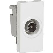 Mosaic enkelt TV stik, han, Ø9,52 mm