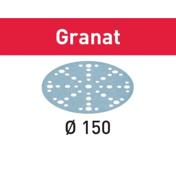 Festool Granat slibepapir, Ø150 korn P180, 50 stk.