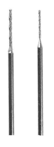 Diamant Spiralbor - 1 stk. Ø0,8mm + 1 stk. Ø1,2mm