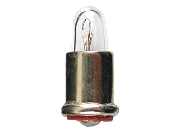 T1 1/4 Dværglampe - 6V / 60mA / 0,36W MF4 sokkel (Ø4,2x9mm)