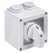 Kraus & Naimer vendeomskifter/fasevender 3 polet 1-0-2 25A plastik kapsling (IP42) skilt 1-0-