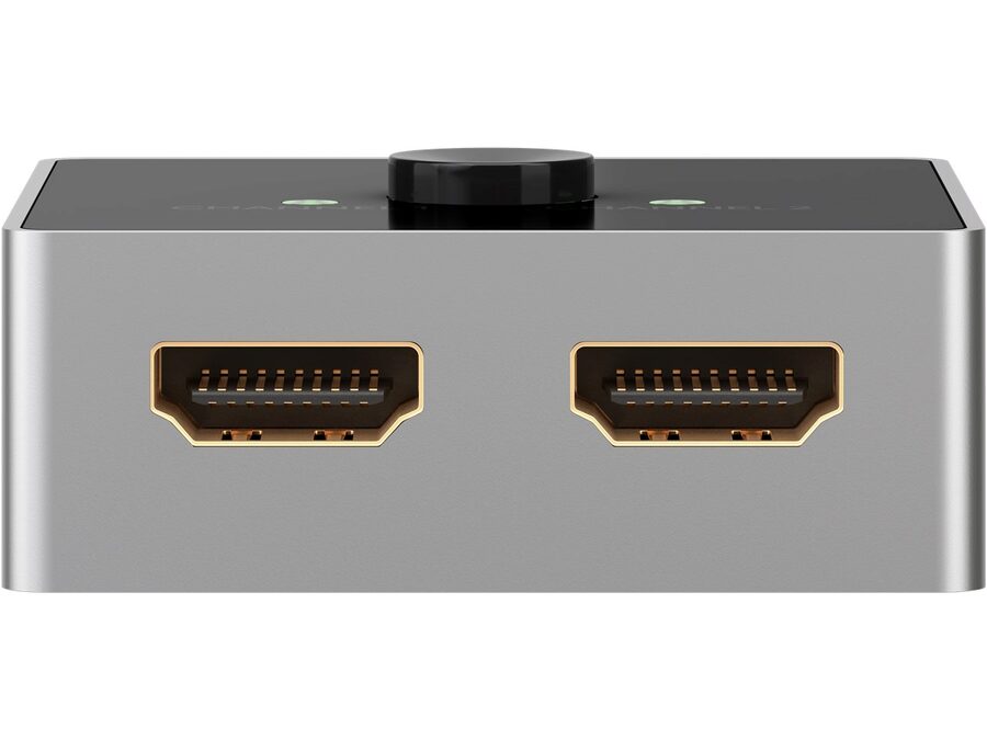 HDMI 2.0 switch - 2 ind til 1 ud, 4K/60Hz, HDCP