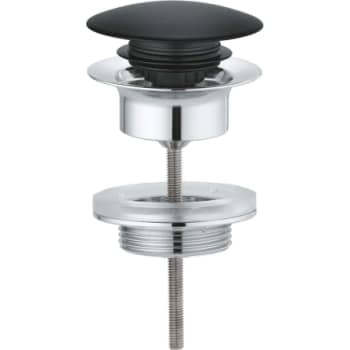 Grohe Push up bundventil, sort (velvet black)