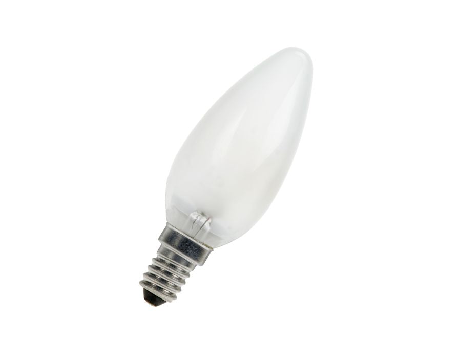 C35 Kertepære - 130V / 25W opal, E14 sokkel