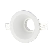 GU10 Gips Lampe - Rund, Hvid