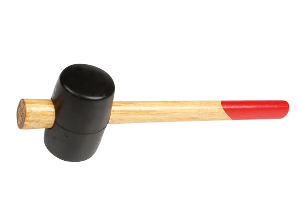 Gummi hammer - 500g, Sort