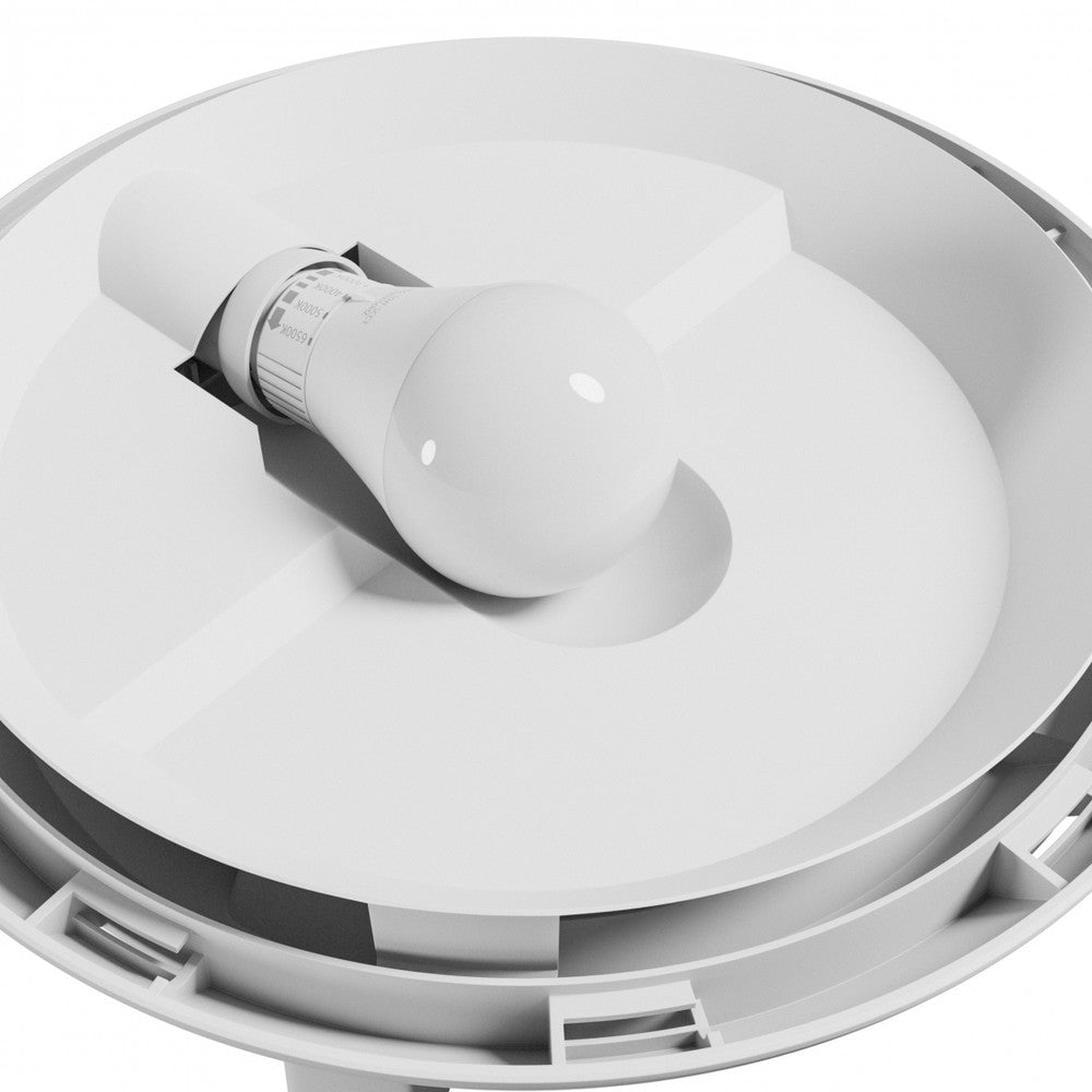 Nymphaea Omni Hvid Udendørs LED Væglampe med Sensor - 230V, E27, IP65, IK08