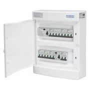 Færdigmonteret gruppetavle – 1x16A 3P+N + 1x10A 3P+N + 4x 10A 1P+N