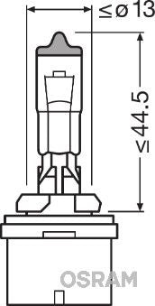 Osram original forlys pære 12V, 27W