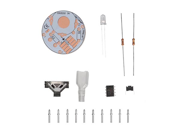 Elektronisk stearinlys (loddekit)