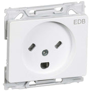 OPUS 66 indsats kombi stikkontakt EDB 2-pol m jord