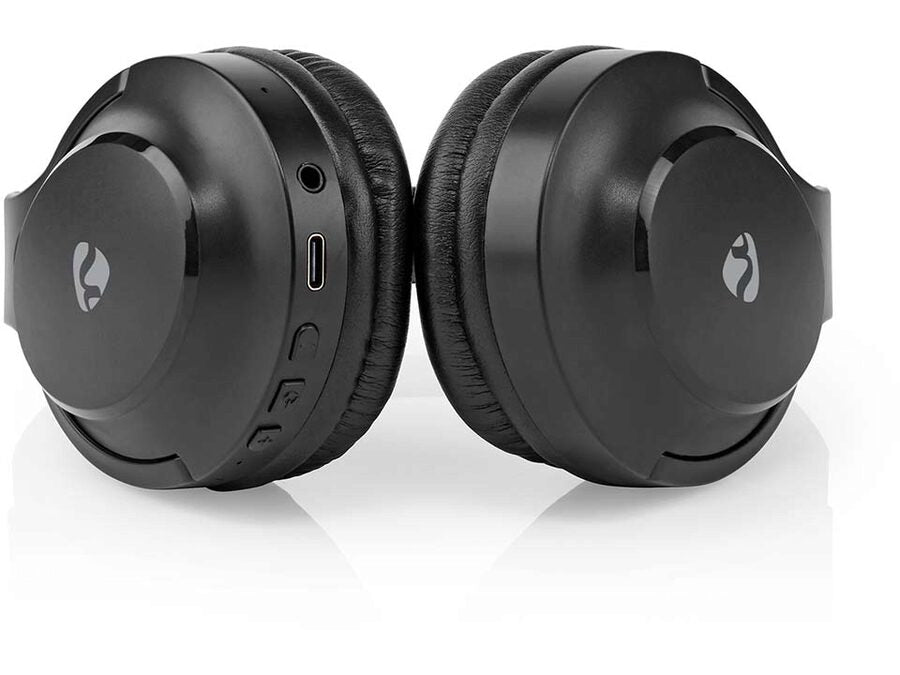 Trådløs Hovedtelefon m. mik. - Bluetooth, Sort