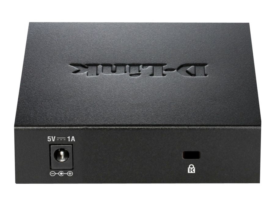 Gigabit Ethernet switch - 5 porte, 1000Mbps, Metal (skærmet)