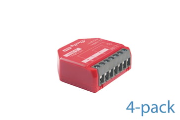 Shelly 1PM Gen4 4-pack - WiFI & Zigbee relæ med effektmåling (24VDC/230VAC)