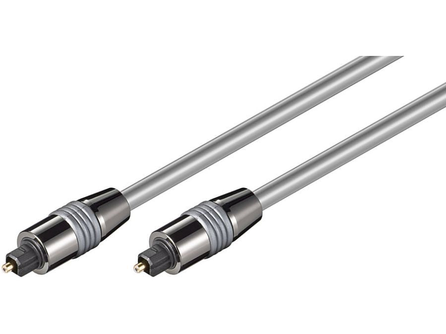 Optisk kabel - 2 x TOSLINK han, Ø6mm (3m)