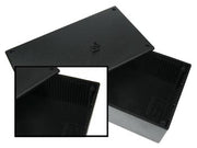 ABS plastkabinet - Sort (200x110x65mm)