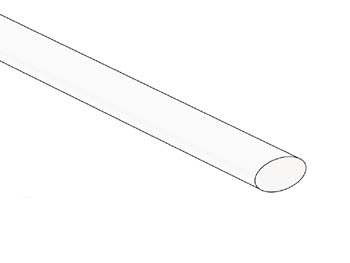 Krympeflex 2:1 - Ø6,4mm HVID (1,2m)