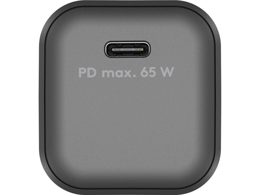 USB-C PD netadapter - 1xUSB-C (65W/3,25A), Sort