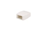 Vægboks Min-Com 2 port hvid