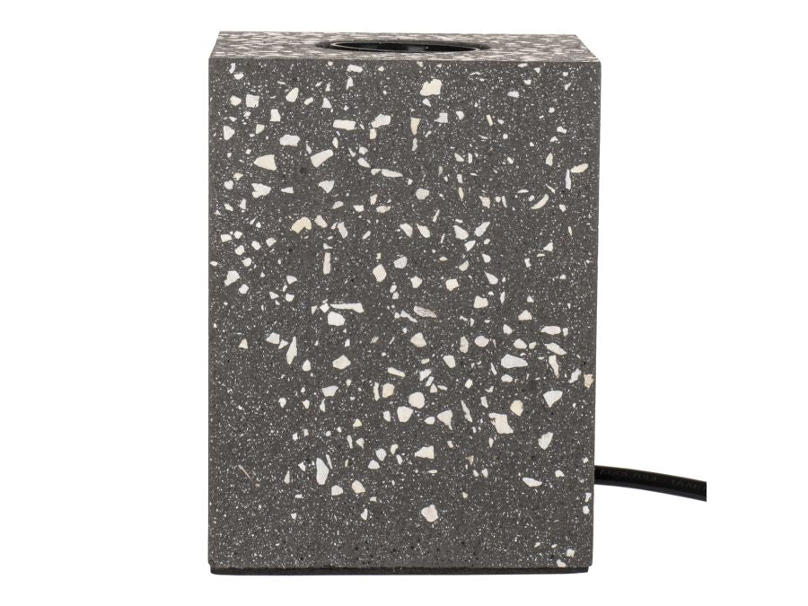 Bordlampe - 240V E27 Terrazzo, Mørkegrå (1,5m) (Max 60W)