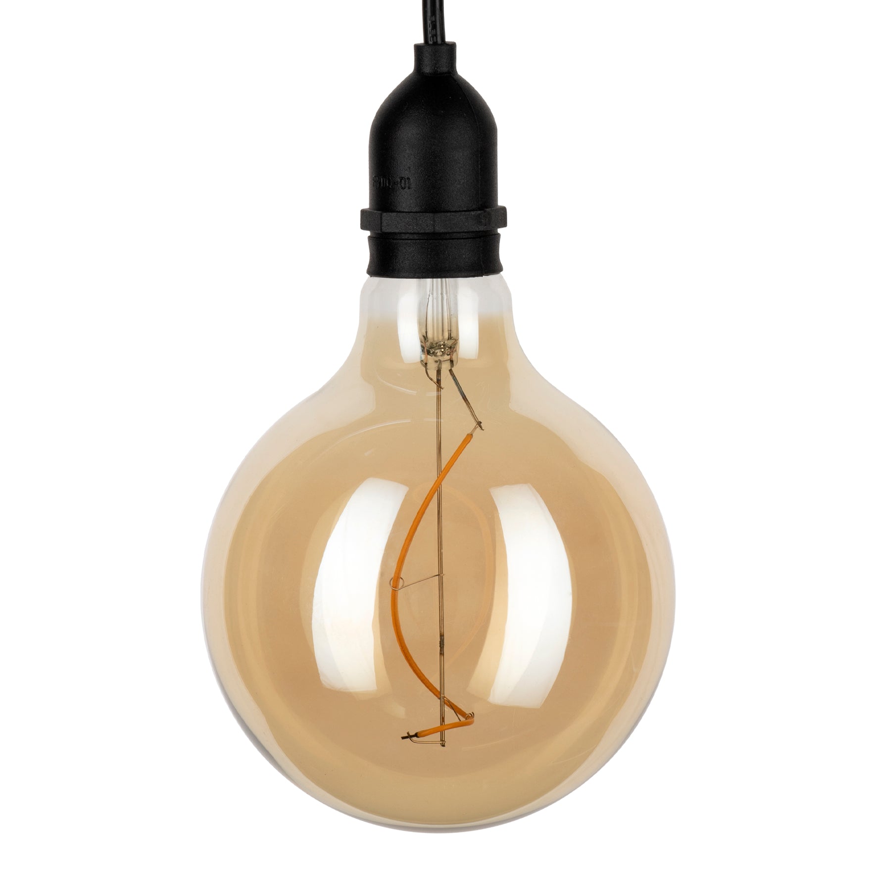 Pendant m. batteriforsynet G125 (2200K) LED pære - 1m (IP44)