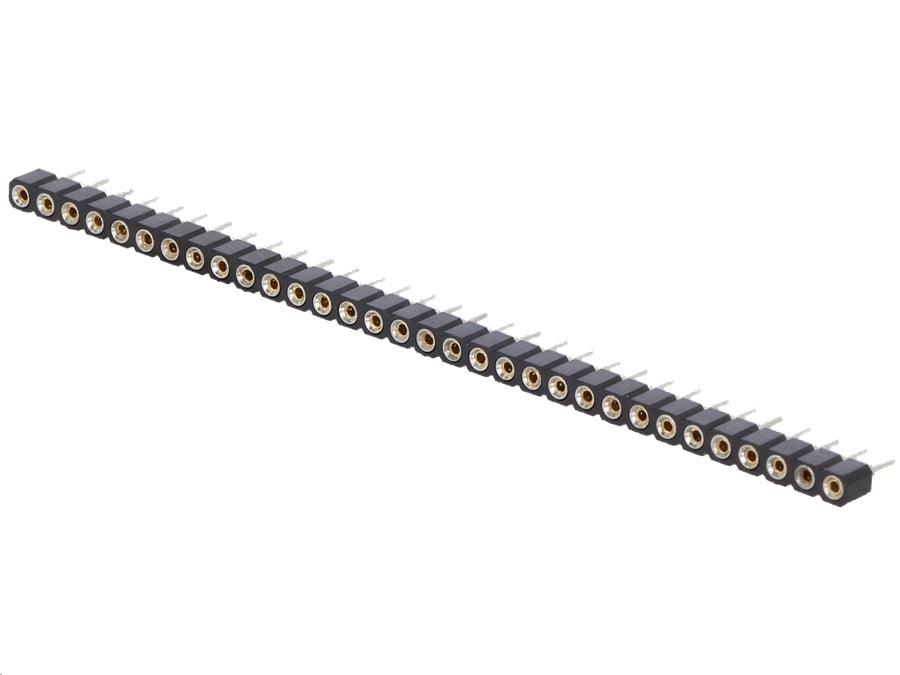 Tulipan IC-sokkel - Enkelt række, 32 pol, 2,54mm (SIL32)
