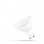 Spectrum LED 9W GU10 Pære - Kold Hvid, Mælkehvid Hætte, 230V Input, 700lm, RA80