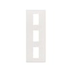 Simon 270 minima ramme 3 modul lodret mat hvid