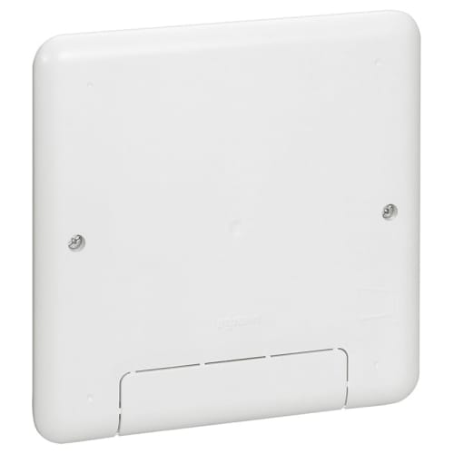 Batibox Mediabox 1x5M, hvid, 142x142x50 mm