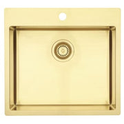 Lavabo Kubus 540 Soft køkkenvask, messing