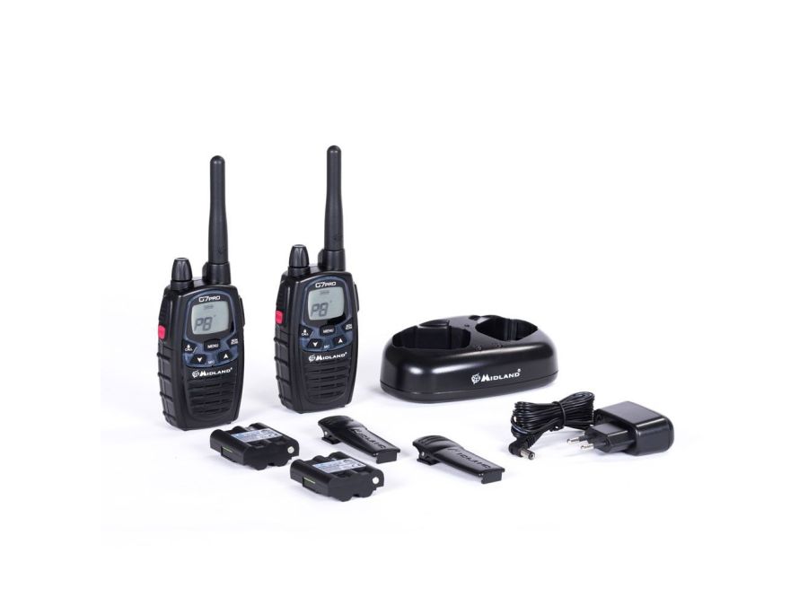 G7 PRO PMR446 håndradio (2 pak)