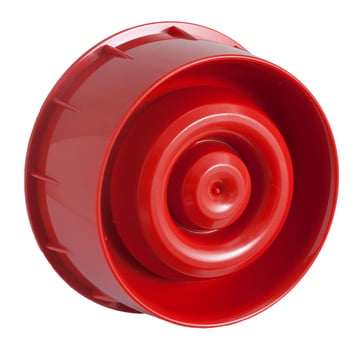Lydgiver 100dB (WSO-PR-I33) Rød adresserbar m/isolator sokkeltype B501 forsynes fra og anvendes med
