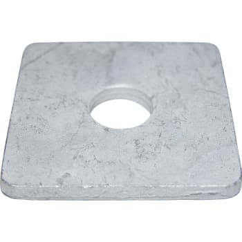 Firkantskive M10, 50 x 50 x 11 x 5 mm, FZV, 2 stk.
