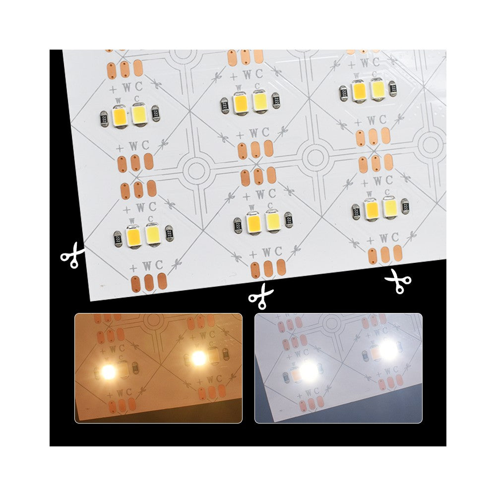 49x24 foldbar CCT LED ark RA95, 40W - IP20, RA95, 24V LED-stripe med høj farvegengivelse (CRI 95), 40W/m, 24V, 3600lm/m