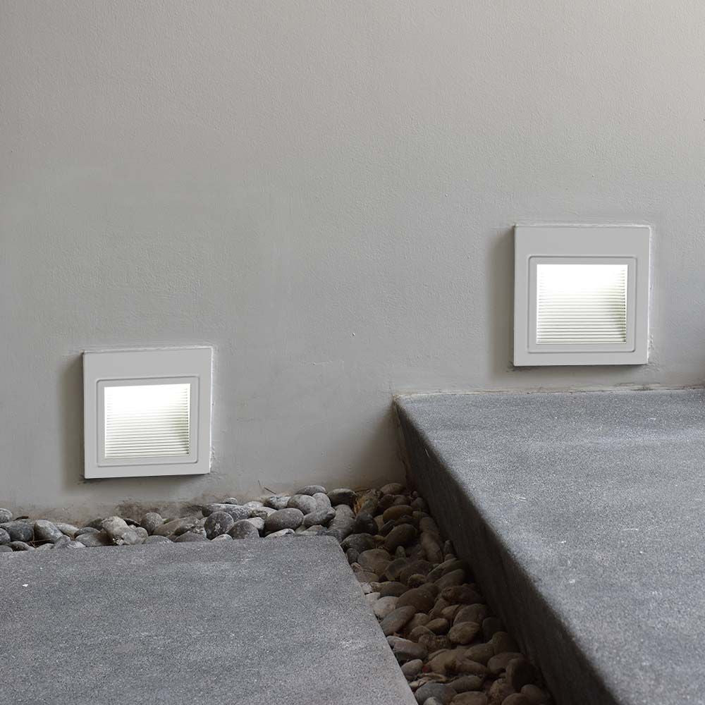 5W LED Trinlys - 3000K, hvid hus, effekt 5W, 380lm, RA80, IP65