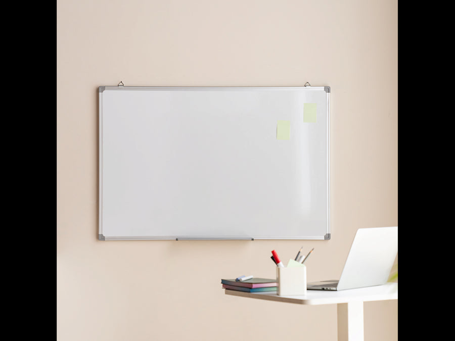Magnetisk whiteboard - vægmont., alu.ramme (120 x 90cm)