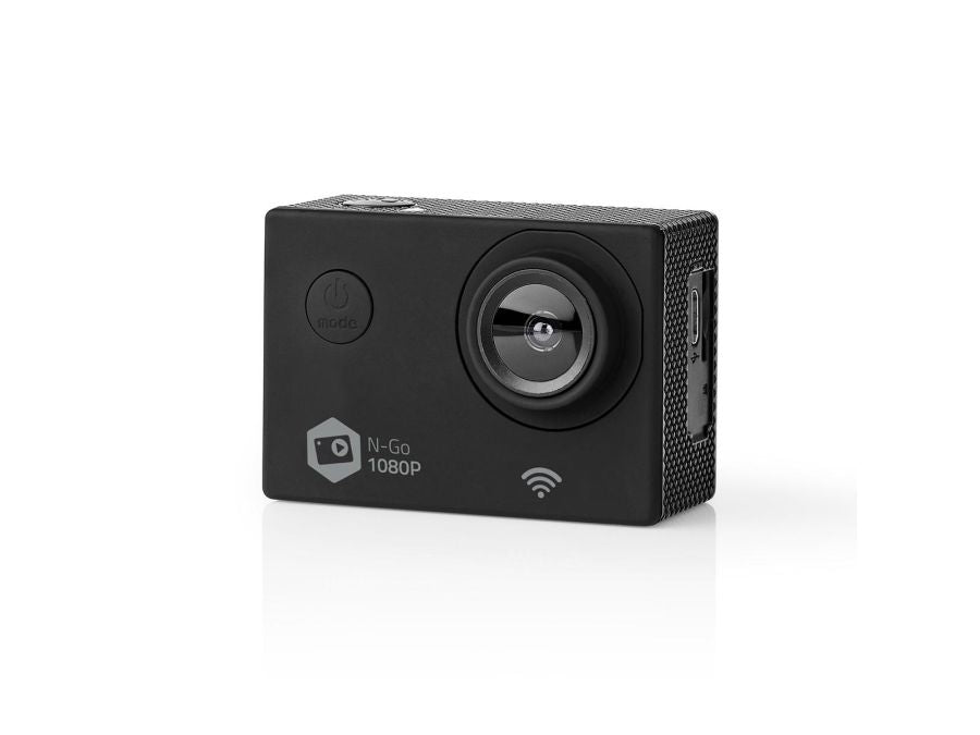 Actionkamera - Full HD 1080p, WiFi, Android/IOS, Vandtæt hus