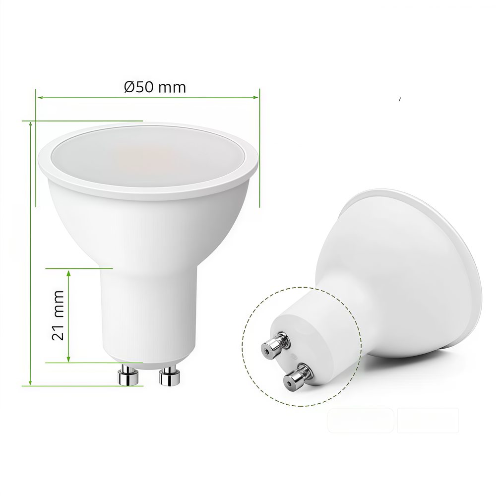 LEDlife 5W Rød LED spot med GU10 fatning - 230V til belysning