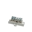 Potentialudligningsskinne med sokkel uden cover 1x 6-25 5x 1,5- 6 mm2
